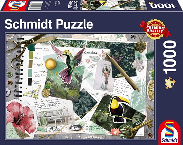 Schmidt Spiele (58354) - "Mood Board" - 1000 piezas