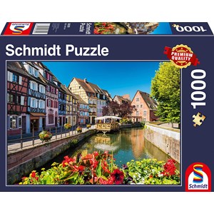 Schmidt Spiele (58359) - "Little Village" - 1000 piezas