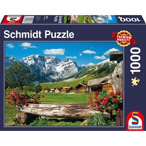 Schmidt Spiele (58368) - "Mountain View Idyll" - 1000 piezas