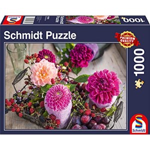 Schmidt Spiele (58369) - "Berries and Flowers" - 1000 piezas