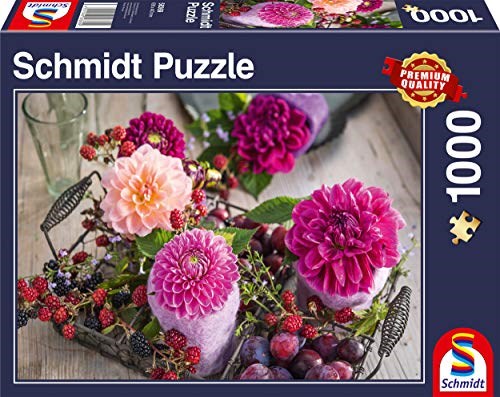 Schmidt Spiele (58369) - "Berries and Flowers" - 1000 piezas
