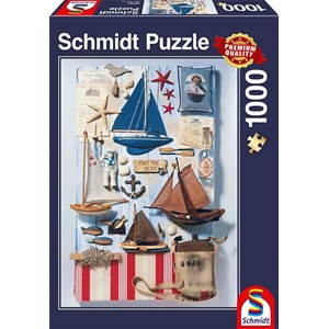 Schmidt Spiele (58381) - "Maritimes Potpourri" - 1000 piezas