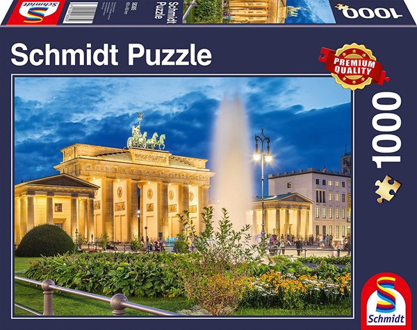 Schmidt Spiele (58385) - "Brandenburg Gate, Berlin" - 1000 piezas