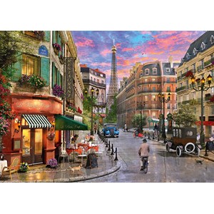 Schmidt Spiele (58387) - "Street to The Eiffel Tower" - 1000 piezas