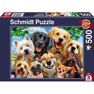 Schmidt Spiele (58390) - "Dog Selfie" - 500 piezas