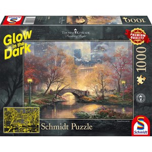 Schmidt Spiele (59496) - Thomas Kinkade: "Central Park in Autumn" - 1000 piezas
