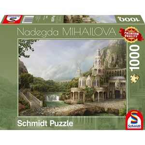 Schmidt Spiele (59611) - Nadegda Mihailova: "Palais in The Mountains" - 1000 piezas