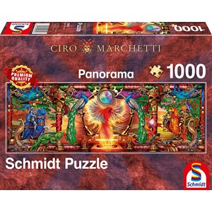 Schmidt Spiele (59615) - Ciro Marchetti: "In the Kingdom of the Firebird" - 1000 piezas