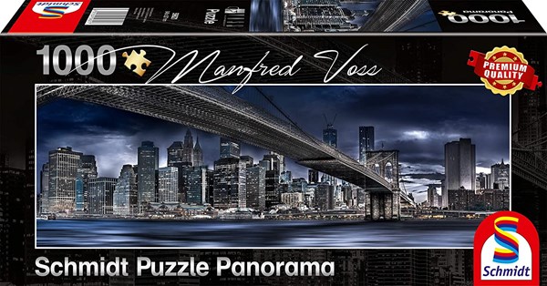 Schmidt Spiele (59621) - Manfred Voss: "New York, Dark Night" - 1000 piezas