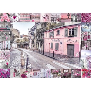 Schmidt Spiele (59630) - Assaf Frank: "Romantic Travel" - 1000 piezas