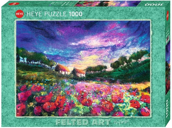 Heye (29917) - "Sundown Poppies" - 1000 piezas