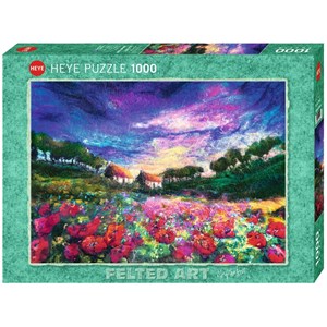 Heye (29917) - "Sundown Poppies" - 1000 piezas