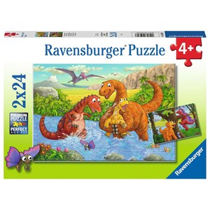 Ravensburger (05030) - "Dinosaurs at Play" - 24 piezas