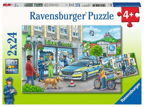 Ravensburger (05031) - "Police at Work" - 24 piezas