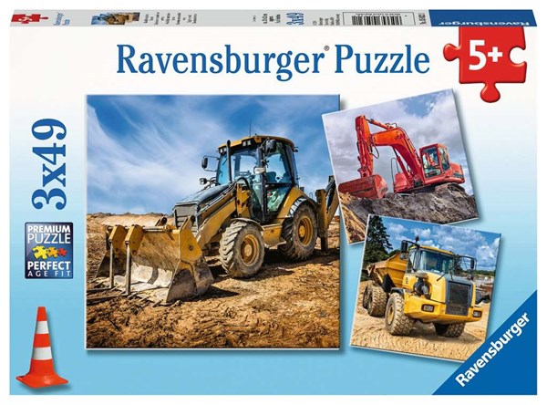 Ravensburger (05032) - "Diggers at Work" - 49 piezas