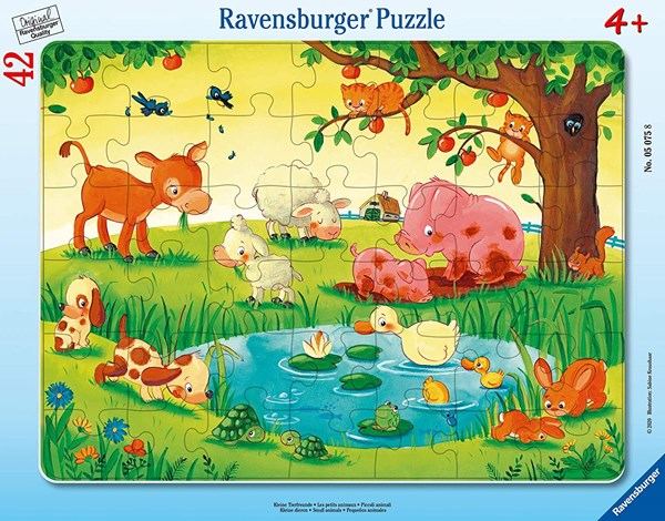 Ravensburger (05075) - "Small animals" - 48 piezas