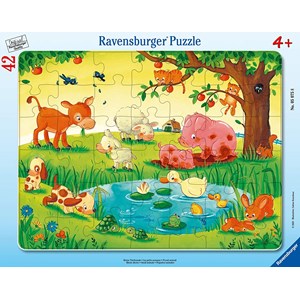 Ravensburger (05075) - "Small animals" - 48 piezas