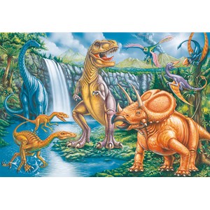 Ravensburger (05541) - "Dino Falls" - 24 piezas