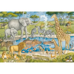 Ravensburger (05542) - "Watering Hole Delight" - 24 piezas