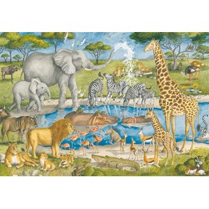 Ravensburger (05542) - "Watering Hole Delight" - 24 piezas