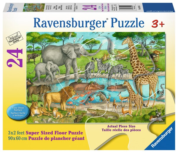 Ravensburger (05542) - "Watering Hole Delight" - 24 piezas