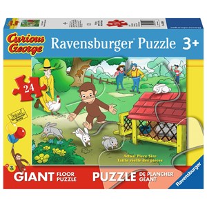 Ravensburger (05549) - "Curious George, Fun Giant" - 24 piezas