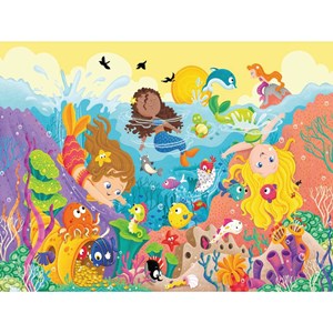 Ravensburger (05559) - "Splashing Mermaids" - 24 piezas