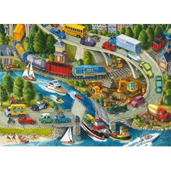 Ravensburger (05560) - "Vacation Hustle" - 24 piezas