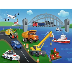 Ravensburger (05561) - "A Day On The Job" - 24 piezas