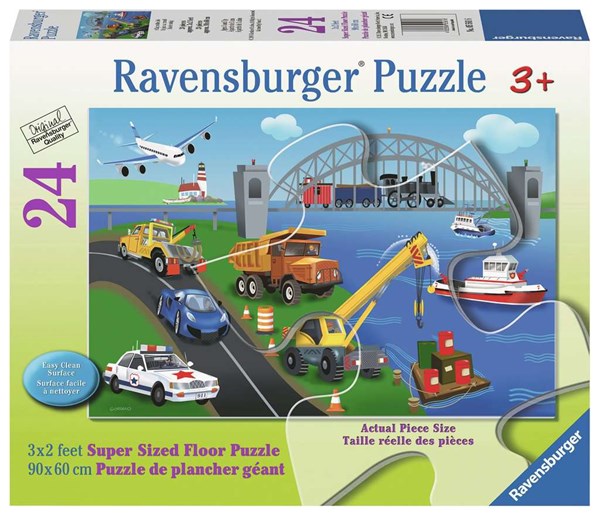 Ravensburger (05561) - "A Day On The Job" - 24 piezas