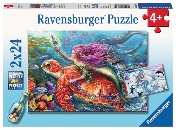 Ravensburger (07834) - "Mermaid Adventures" - 24 piezas