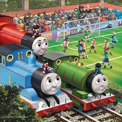 Ravensburger (08037) - "Thomas Watches Soccer" - 49 piezas