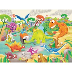Ravensburger (09516) - "Time Traveling Dinos" - 60 piezas