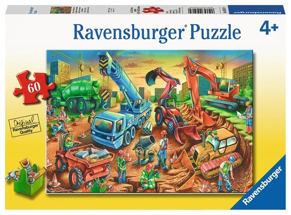 Ravensburger (09517) - "Construction Crew" - 60 piezas