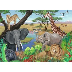 Ravensburger (09600) - "Safari Animals" - 60 piezas