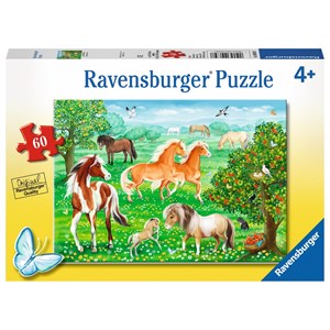 Ravensburger (09639) - "Mustang Meadow" - 60 piezas