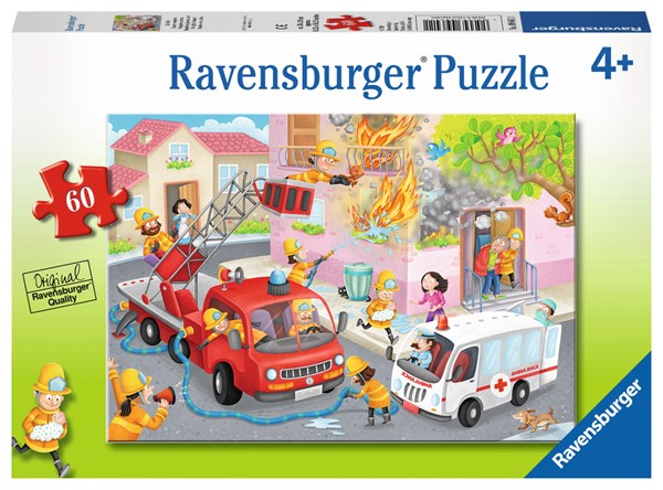 Ravensburger (09641) - "Firefighter Rescue!" - 60 piezas