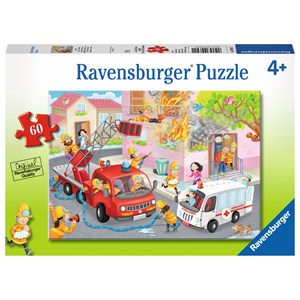 Ravensburger (09641) - "Firefighter Rescue!" - 60 piezas