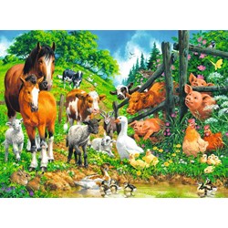 Ravensburger (10689) - "Animal Get Together" - 100 piezas