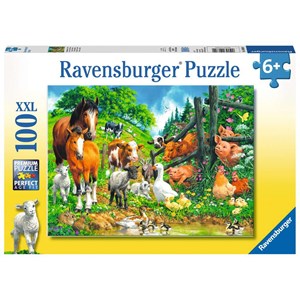 Ravensburger (10689) - "Animal Get Together" - 100 piezas