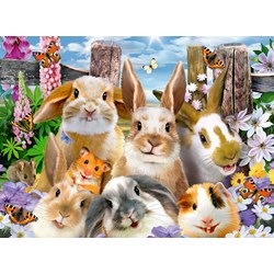 Ravensburger (10949) - "Rabbit Selfie" - 100 piezas