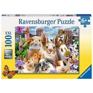 Ravensburger (10949) - "Rabbit Selfie" - 100 piezas
