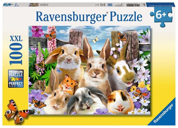Ravensburger (10949) - "Rabbit Selfie" - 100 piezas