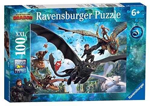 Ravensburger (10955) - "How to Train Your Dragon 3" - 100 piezas