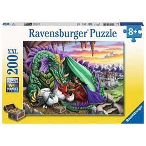 Ravensburger (12655) - "Queen of Dragons" - 200 piezas