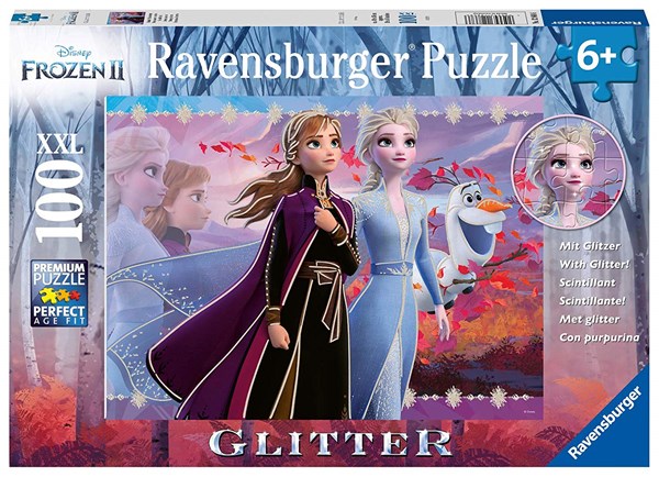 Ravensburger (12868) - "Disney Frozen 2, Strong Sisters" - 100 piezas