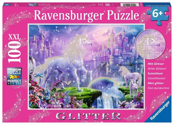 Ravensburger (12907) - "Unicorn Kingdom" - 100 piezas