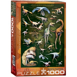 Eurographics (6000-0072) - "Feathered Dinosaurs" - 1000 piezas