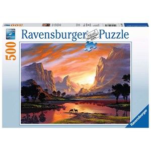 Ravensburger (14833) - "Tranquil Sunset" - 500 piezas