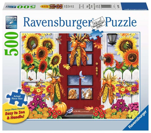 Ravensburger (14968) - "Autumn Birds" - 500 piezas